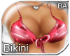 -BA- Red Model Bikini
