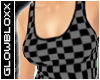 #Grey Checkered Tank#
