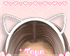 T♡ White Kitty Ears