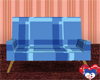 COOL BLUE RETRO SOFA