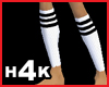 H4K Striped Socks Blk