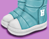 🛒 Blue Puffer Boots