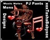 Music Note PJ Pants (M)