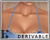 DRV Denim Fray Top