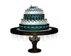 Teal&Silver Bday Cake