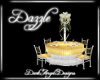 Yellow Wed Guest Table