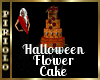 Halloween Flower Cake