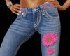 Pink Daisy Capris