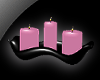 !! Pink Pls Wave Candles