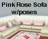 (MR) Pink Rose Sofa