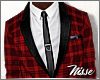 n| Basic Tie Suit Red