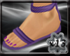 x13 Sandals:  Purple
