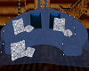 Blue Quilt Sofa