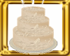 WEDDING CAKE W/SPARKLERS