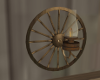 Wagon Wheel Wall Light
