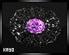 |K| Purple Jewelry Set