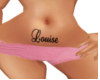 Louise Belly Tatoo 