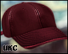 UKC Red Leather Cap
