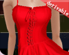 Red flower dress