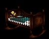 Teal Animated Crib