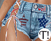 T! 4th July Laced Shorts