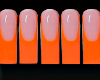 Orange French Nails XL