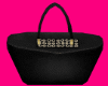 Black Gold Grommet Bag
