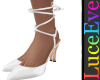 White Evelyn Heels