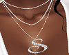 S Diamond Necklace