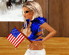 4th Of July Hand Flag
