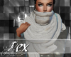 LEX light grey big scarf