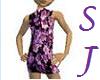 SJ Purple Flower Dress