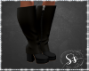 {SS} Black Thigh Boots