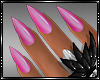 |T| Pink Stiletto Nails