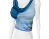 KI FLORAL RUCHED