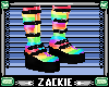 rainbow boots m