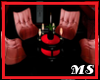 Red Lovers Chair Set 