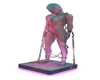 Man In Chains Statue