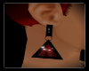 |N|Pvc earrings triangle