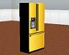 golden yellow fridge