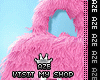 ♥ Pink Fur Handbag