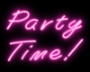 Pink Party Time Neon