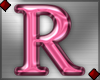 Pink Letter R
