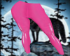 latex pink tight pants