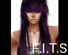 black/purple aliza hair