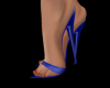 high heels blue