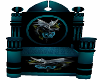 Teal Dragon Royal Throne