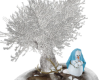 Snow Tree with  Snowlady