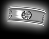 silver jewel cuffs 7pc M