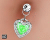R|❥Heart Belly Ring GN